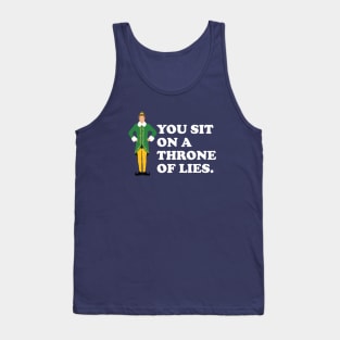 You sit on a throne of lies - Elf Tank Top